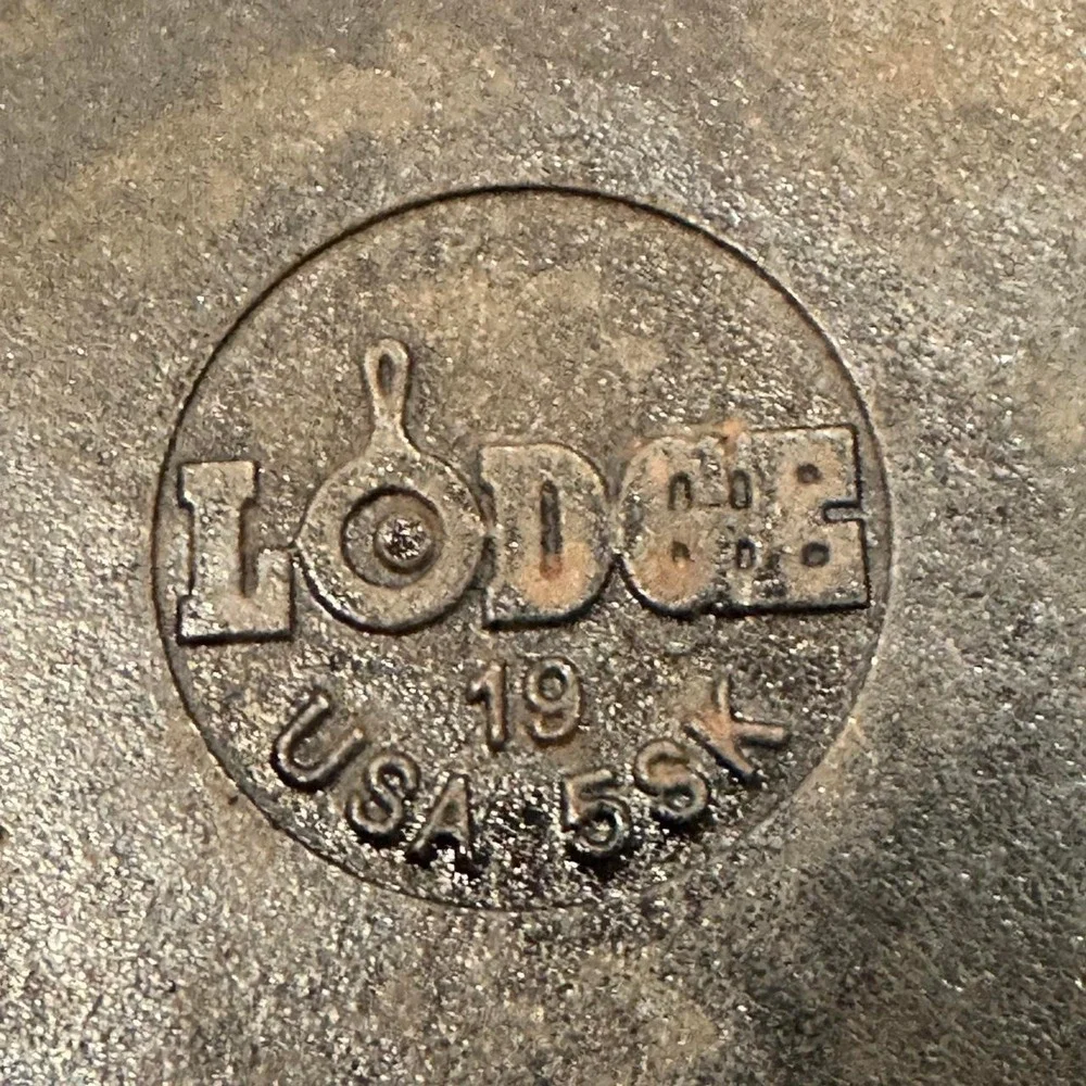 Lodge No 5 Cast Iron Skillet 8